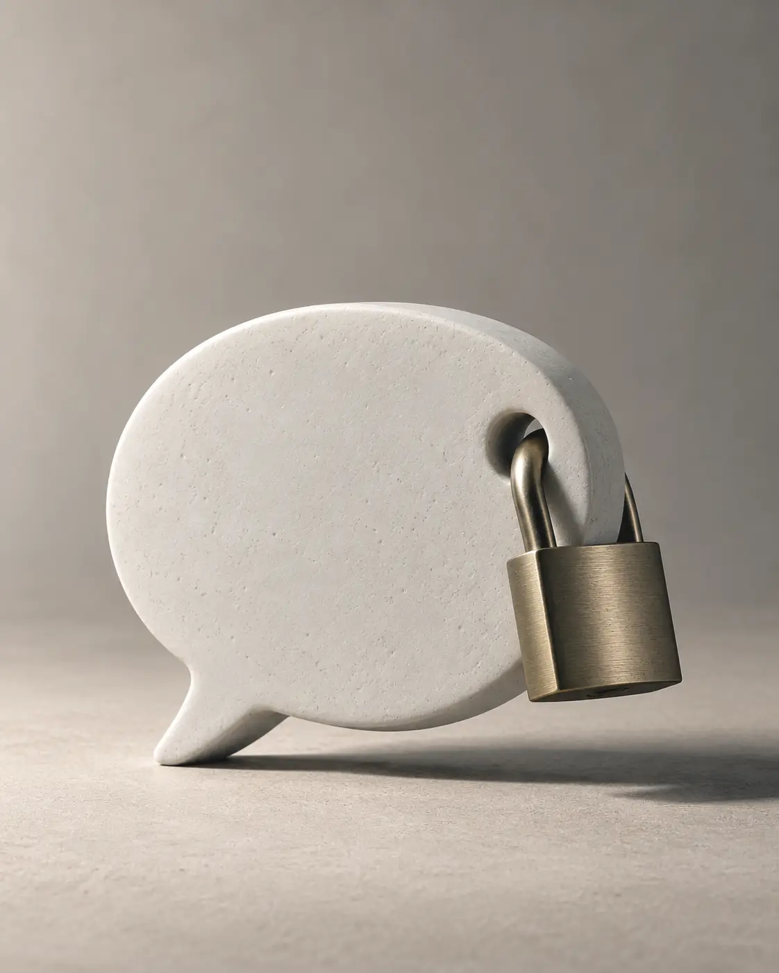 A locked speech bubble showing Social Media Security,