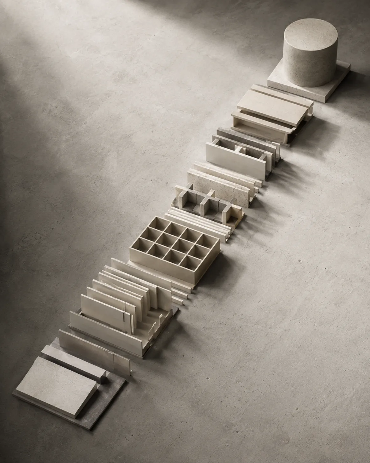 Random object lined up to show variety in structure