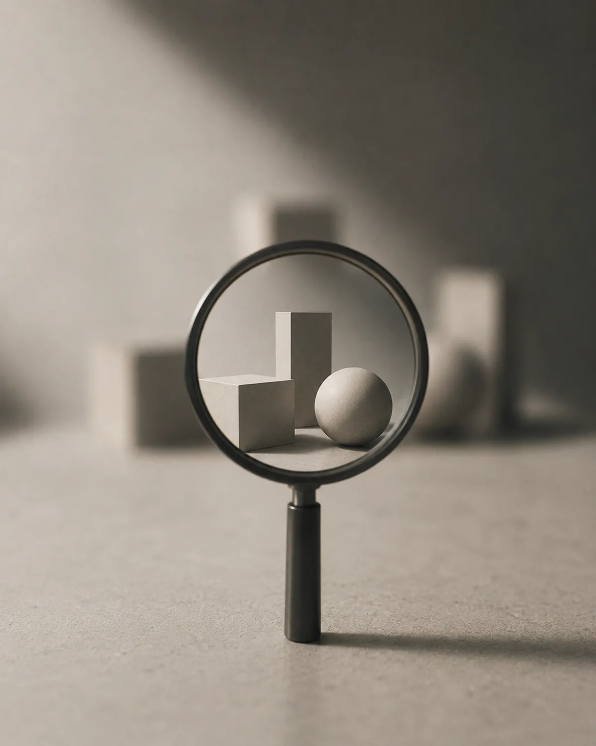 Clarity through a looking glass showing AI Visibility